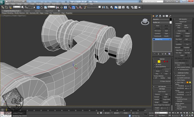 آموزش 3Ds Max : مدل سازی شمشیر نوری – قسمت دوم