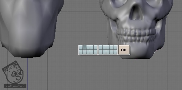 آموزش Blender : طراحی Low Poly جمجمه