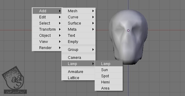 آموزش Blender : طراحی Low Poly جمجمه