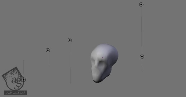 آموزش Blender : طراحی Low Poly جمجمه