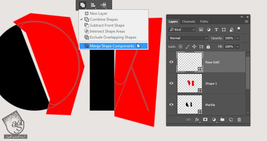 آموزش Photoshop : طراحی افکت متنی سنگ مرمر – قسمت اول