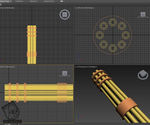 آموزش 3Ds Max : مدل سازی شعله اسلحه – قسمت اول