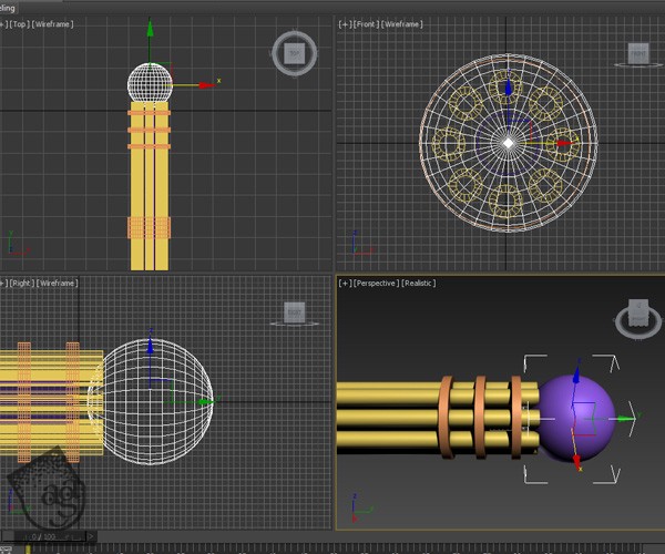 آموزش 3Ds Max : مدل سازی فندک تفنگی