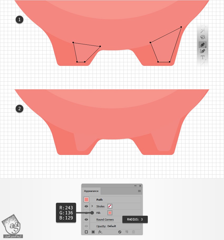 آموزش Illustrator : تصویرسازی قلک خوک – قسمت اول