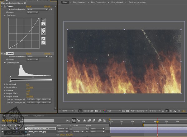 آموزش After Effects : طراحی آتش با استفاده از CC Particle World