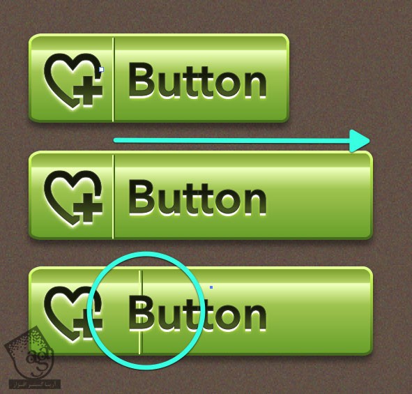 آموزش Illustrator : طراحی دکمه وب