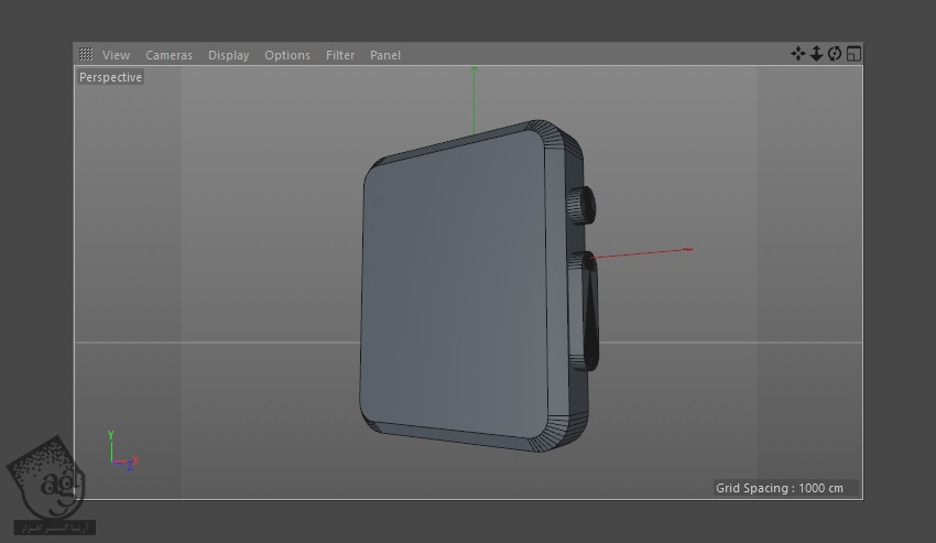 آموزش Cinema4D : مدل سازی ساعت هوشمند – قسمت دوم