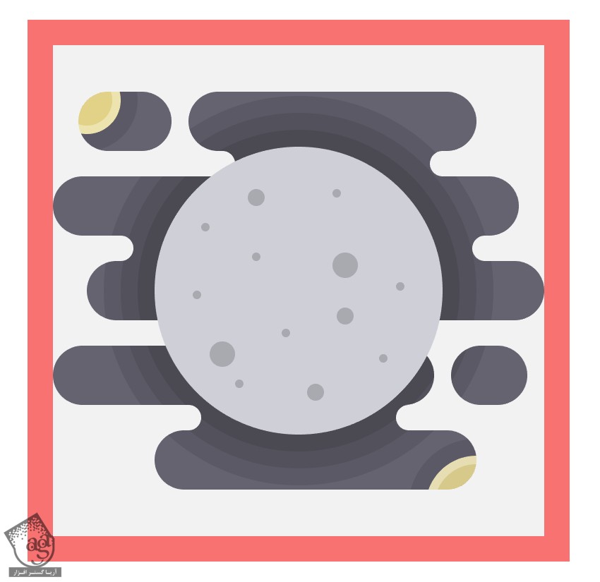 آموزش Illustrator : طراحی آیکن منظومه شمسی – قسمت دوم