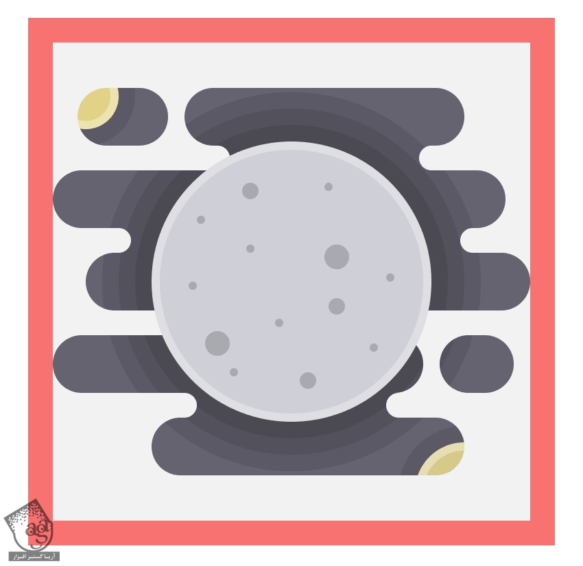 آموزش Illustrator : طراحی آیکن منظومه شمسی – قسمت دوم