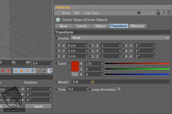 آموزش Cinem4D : استفاده از Sound Effector در انیمیشن