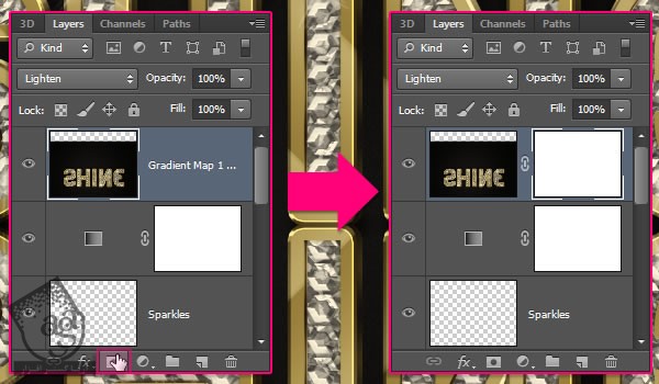 طراحی افکت متنی الماس درخشان و طلایی با استفاده از Filter Forge در Photoshop