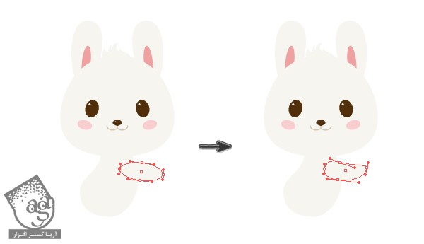 آموزش Illustrator : طراحی خرگوش