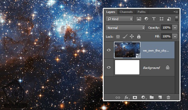آموزش Photoshop : طراحی افکت متنی جنگ ستارگان