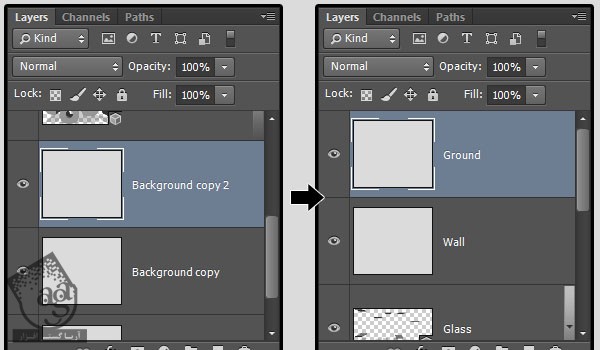 آموزش Photoshop : طراحی افکت متنی سه بعدی سیاه و طلایی – قسمت اول