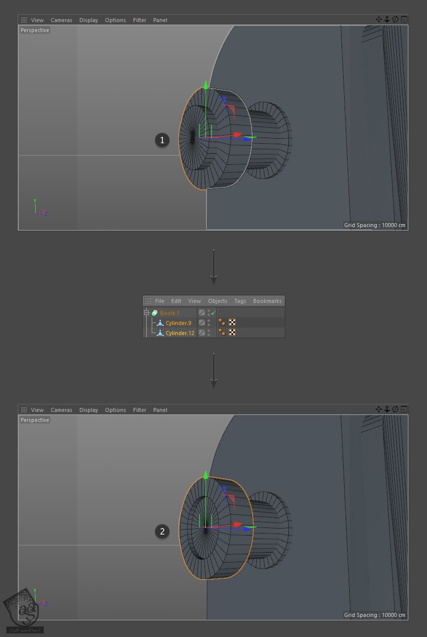 آموزش Cinema4D : مدل سازی نینتندو سوئیچ – قسمت سوم