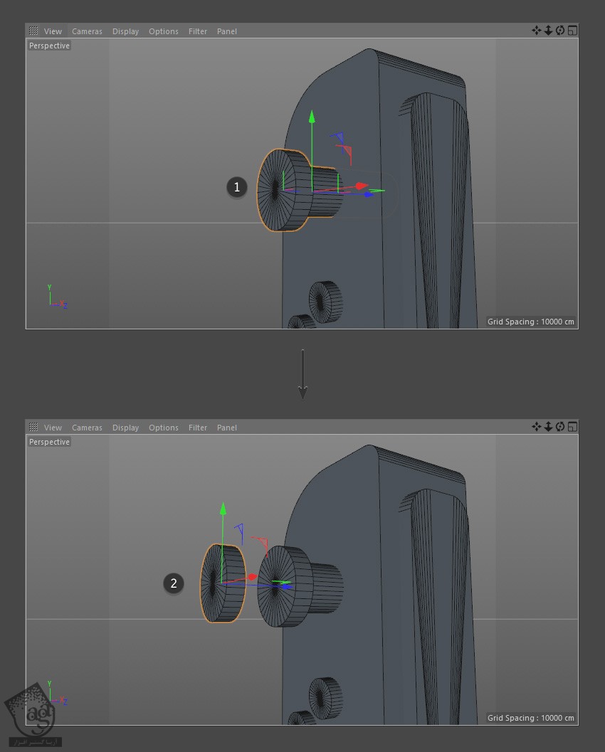 آموزش Cinema4D : مدل سازی نینتندو سوئیچ – قسمت سوم