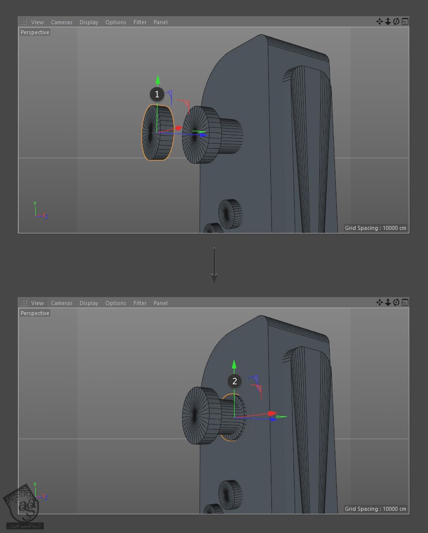 آموزش Cinema4D : مدل سازی نینتندو سوئیچ – قسمت سوم
