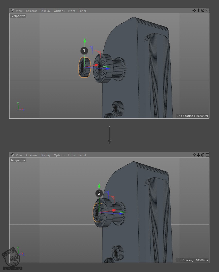 آموزش Cinema4D : مدل سازی نینتندو سوئیچ – قسمت سوم
