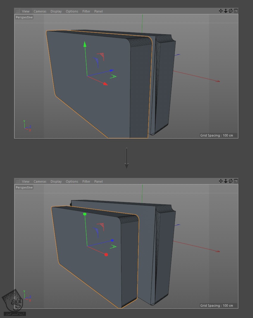 آموزش Cinema4D : مدل سازی نینتندو سوئیچ – قسمت دوم