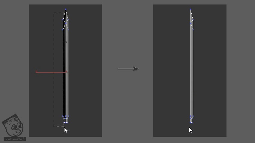 آموزش 3Ds Max : مدل سازی شمشیر Low Poly – قسمت دوم