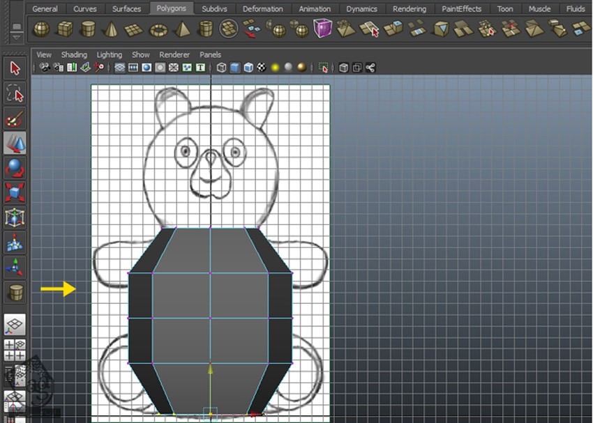 آموزش Maya : طراحی خرس عروسکی - قسمت اول