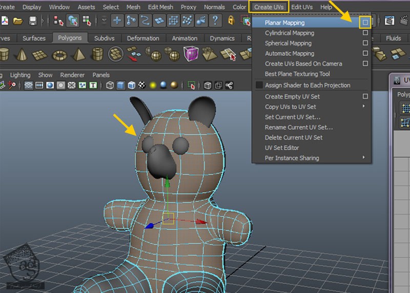 آموزش Maya : طراحی خرس عروسکی – قسمت دوم