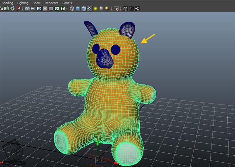 آموزش Maya : طراحی خرس عروسکی – قسمت سوم – بخش دوم