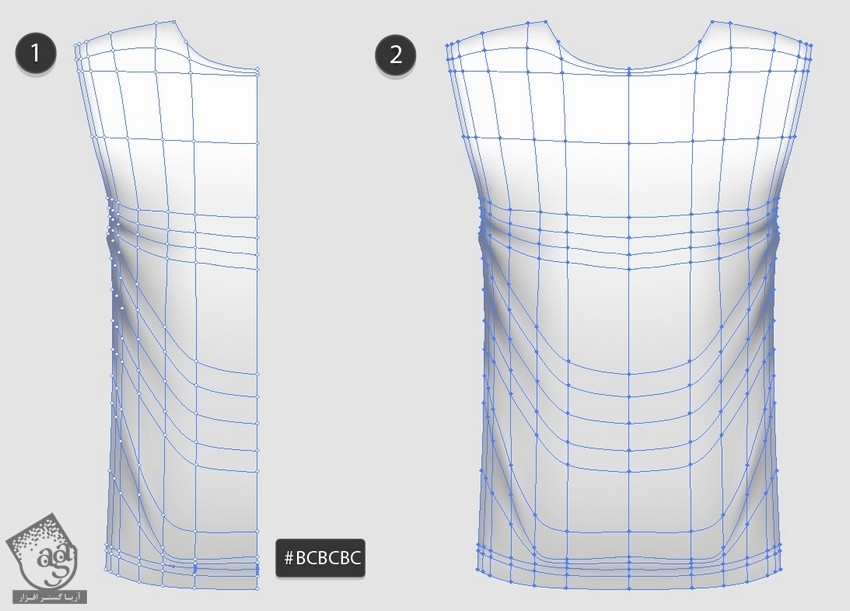 آموزش Illustrator : طراحی الگوی وکتور برای تی شرت