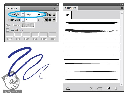 ایجاد قلموهای Profile CS5 Width برای همه نسخه های Illustrator CS