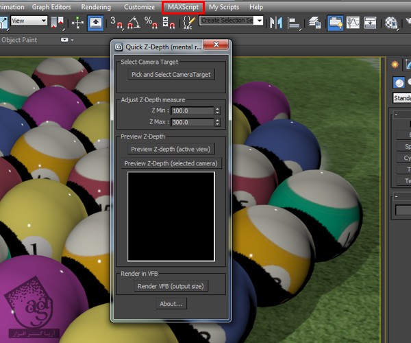 آموزش 3Ds Max : روش های ایجاد Z Depth