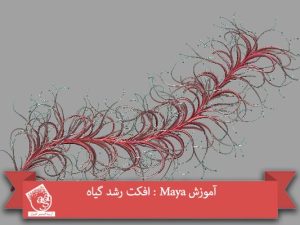 آموزش Maya : افکت رشد گیاه