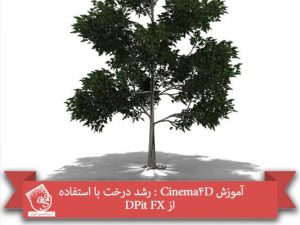 آموزش Cinema4D : رشد درخت با استفاده از DPit FX