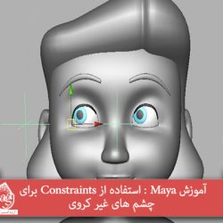 آموزش Maya : استفاده از Constraints برای چشم های غیر کروی