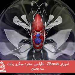 آموزش ZBrush : طراحی حشره میکرو ربات سه بعدی