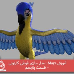 آموزش Maya : مدل سازی طوطی کارتونی – قسمت یازدهم