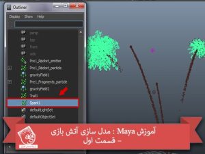 آموزش Maya : مدل سازی آتش بازی – قسمت اول