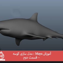 آموزش Maya : مدل سازی کوسه – قسمت دوم