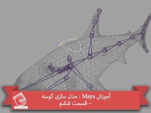 آموزش Maya : مدل سازی کوسه – قسمت ششم