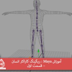 آموزش Maya : ریگینگ کاراکتر انسان – قسمت اول