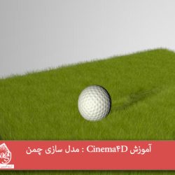 آموزش Cinema4D : مدل سازی چمن