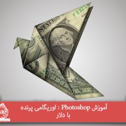 آموزش Photoshop : اوریگامی پرنده با دلار